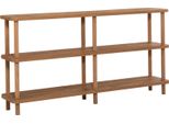 Dmora Libreria Bona 35X150X74.9H Cm Marrone, 3 Ripiani Portata Ripiani 25
