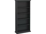 Dmora Libreria Aragon 36.6X96.2X200.76H Cm Grigio, 4 Ripiani Portata Ripiani 10
