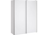 Dmora Guardaroba 2 Ante Maurice 60.5X200.4H Cm Bianco Bianco Lucido, Appendiabiti 2 Ante