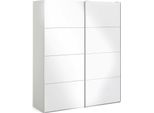Dmora Guardaroba 2 Ante Paeng 60.5X220.4H Cm Bianco Bianco Lucido, Appendiabiti 2 Ante