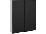 Dmora Guardaroba 2 Ante Taxus 60.8X220.4H Cm Bianco, Appendiabiti 2 Ante