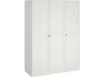 Dmora Guardaroba 3 Ante Gener 61.69X147 Cm Bianco, Appendiabiti 3 Ante