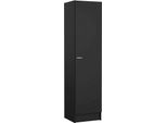 Dmora Guardaroba Grande Airone 47.05X200H Cm Nero, Appendiabiti Un'anta