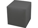 Talamo Italia Pouf Accumoli 40X40X42H Cm Grigio, Grigio Forma Cubica Italy