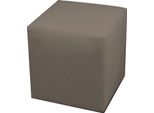 Talamo Italia Pouf Accumoli 40X40X42H Cm Grigio, Grigio Forma Cubica Italy