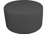 Talamo Italia Pouf Anacapri 79X79X42H Cm Grigio, Grigio Forma Cilindrica Italy