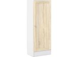 Dmora Scarpiera Amedee 28.3X40.6X107.2H Cm Bianco, Un'anta 3 Vani