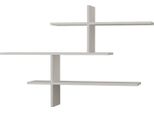 Dmora Mensola Maliksi 22X123X80.5H Cm Bianco Bianco, 4 Ripiani