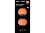 Palla Per Animali Gloria Play And Run Arancione Tpr M 6,35 Cm 2 Pezzi