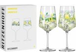 Ritzenhoff Limoncello-GläSer 2Er Set Sommertau 021 022, Rea & Behnke F25, Kristallglas, 544 Ml, 2931021