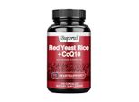 Riso Rosso Fermentato + Coq10 1300 Mg (120 Capsule) Integratore Alimentare, Cuore, Circolazione, Sistema Immunitario, Colesterolo, Energia