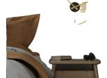 Applique Moderna, Finitura Oro, Con Funzione Di Orologio Reale, Orologio Reale Oro, Luce Calda