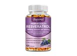 Resveratrolo 1600 Mg (120 Capsule) Integratore Alimentare, Intestino, Sangue, Cuore, Pelle, Circolazione, Sistema Immunitario