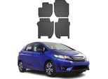 2013-2020 Honda Jazz Tappetini In Gomma Nera 4 Pz
