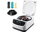 Macchina Centrifuga Vevor 100-2100 Xg Macchina Centrifuga Da Laboratorio Elettrica Rcf Con 1 Rotore Per Tubi Da 2/5/10/15/50 Ml, Regolabile A 500-4000 Giri/Min, A Basso Rumore Per Esperimenti Di Laboratorio
