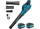 Soffiatore Senza Fili 18V/5200Mah - 850W Brushless, 180 Km/H - 5 Velocità Regolabili & 2 Ugelli Intercambiabili