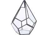 Elegante Vaso Da Fiori Di Forma Geometrica In Vetro, Contenitore Per Piante, Decorazione