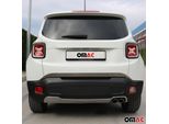 Modanatura Bagagliaio Modanatura Posteriore Per Jeep Renegade 2014-2024 Acciaio Inox Scuro 3Pcs