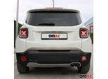 Modanatura Bagagliaio Posteriore Per Jeep Renegade 2015-2024 Cromo Spazzolato 3X