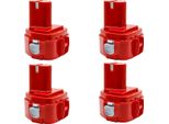 Batteria Da 12V 4000Mah, Alta Capacità, Caratteristiche Di Sicurezza, 4 Pezzi Batteria 4000Mah