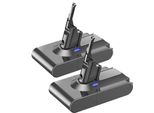 Batteria Di Ricambio, 21,6 V, Capacità 6000 Mah, 2 Pezzi V8 Bat
