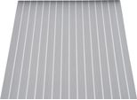 Zerbino In Teak In Schiuma Eva, 240 X 90 Cm, Spessore 6 Mm, Antiscivolo, Grigio Con Strisce