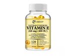 Vitamina E (400 Ui) 268 Mg (120 Capsule) Integratore Alimentare, Pelle, Capelli, Occhi, Anti-Invecchiamento, Sistema Immunitario