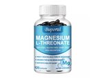 Magnesio L-Treonato 2000 Mg (120 Capsule) Integratore Alimentare, Cervello, Memoria, Concentrazione, Sonno