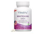 Glutatione Sbiancante 2000Mg (120 Capsule) Integratore Alimentare, Pelle, Disintossicazione, Anti-Invecchiamento