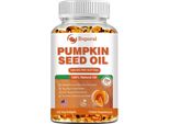 Olio Di Semi Di Zucca 1000Mg (120 Capsule) Integratore Alimentare, Tratto Urinario, Vescica, Cuore, Cervello, Capelli