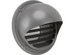 Acciaio Inox Rotondo Sfogo D'aria Louvered Copertura Impermeabile Antivento Parete Esterna Uscita Per Il Sistema Di Ventilazione