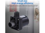 Pompa Cc Senza Spazzole – 24 V, 700 L/H, 20 W, Micro, 5 M, Booster Per Alte Temperature Per Acquari, Fontane, Piscine, Laghetti, Acquari, Wc