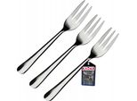 Forchette Per Dolci Kadax In Acciaio Inox, Set Di 3, Forchette Per Frutta Con Superficie Liscia