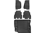 Set Di Tappetini E Fodere Per Bagagliaio Omac Per Jeep Wrangler 2017-2025 In Gomma Tpe 5X