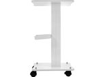 Carrello Per Salone Di Bellezza, Soluzione Di Stoccaggio Mobile, Facile Da Montare, Bianco