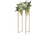Portafiori, Elegante Design In Metallo, Facile Da Montare, Oro