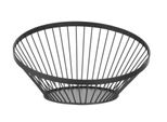 Hendi Obstkorb, Abgerundet Schwarz, ⌀280X(H)130Mm