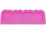 Stampo Per Fondente In Silicone, Cuori Con Motivo, Singolo, Oblungo, Circa 18,2X6,1X0,8 Cm