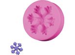 Stampo Per Fondente In Silicone, Fiocco Di Neve, Circa 7X7X1,6 Cm