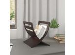 The Living Store Portariviste In Legno Freestanding Marrone