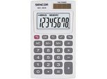Calcolatrice Sencor Sec 255/8, Bianca, Tascabile, 8 Posti, Doppia Alimentazione