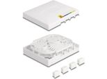 Delock 87890 Delock Lwl Anschlussdose Ftth Zur Wandmontage FüR 4 X Weiß