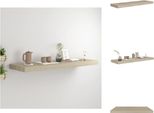 Vidaxl Scaffale Galleggiante Effetto Rovere 80X23,5X3,8 Cm Mdf - Mensole A Muro
