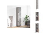 Vidaxl Credenza Grigio Sonoma 34,5X34X180 Cm Materiale A Base Di Legno - Credenze