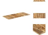 Vidaxl Piano Da Tavolo In Legno Massiccio Di Mango 15-16 Mm 140X60 Cm - Piani Da Tavolo