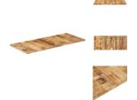 Vidaxl Piano Da Tavolo In Legno Massiccio Di Mango 25-27 Mm 140X60 Cm - Piani Da Tavolo