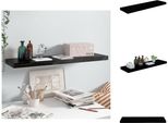 Vidaxl Scaffale Galleggiante Nero Lucido 90X23,5X3,8 Cm Mdf - Mensole A Muro