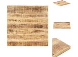 Vidaxl Piano Da Tavolo In Legno Massiccio Di Mango 15-16 Mm 80X80 Cm - Piani Da Tavolo