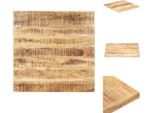 Vidaxl Piano Da Tavolo In Legno Massiccio Di Mango 25-27 Mm 70X70 Cm - Piani Da Tavolo