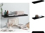 Vidaxl Scaffale Galleggiante Nero Lucido 80X23,5X3,8 Cm Mdf - Mensole A Muro